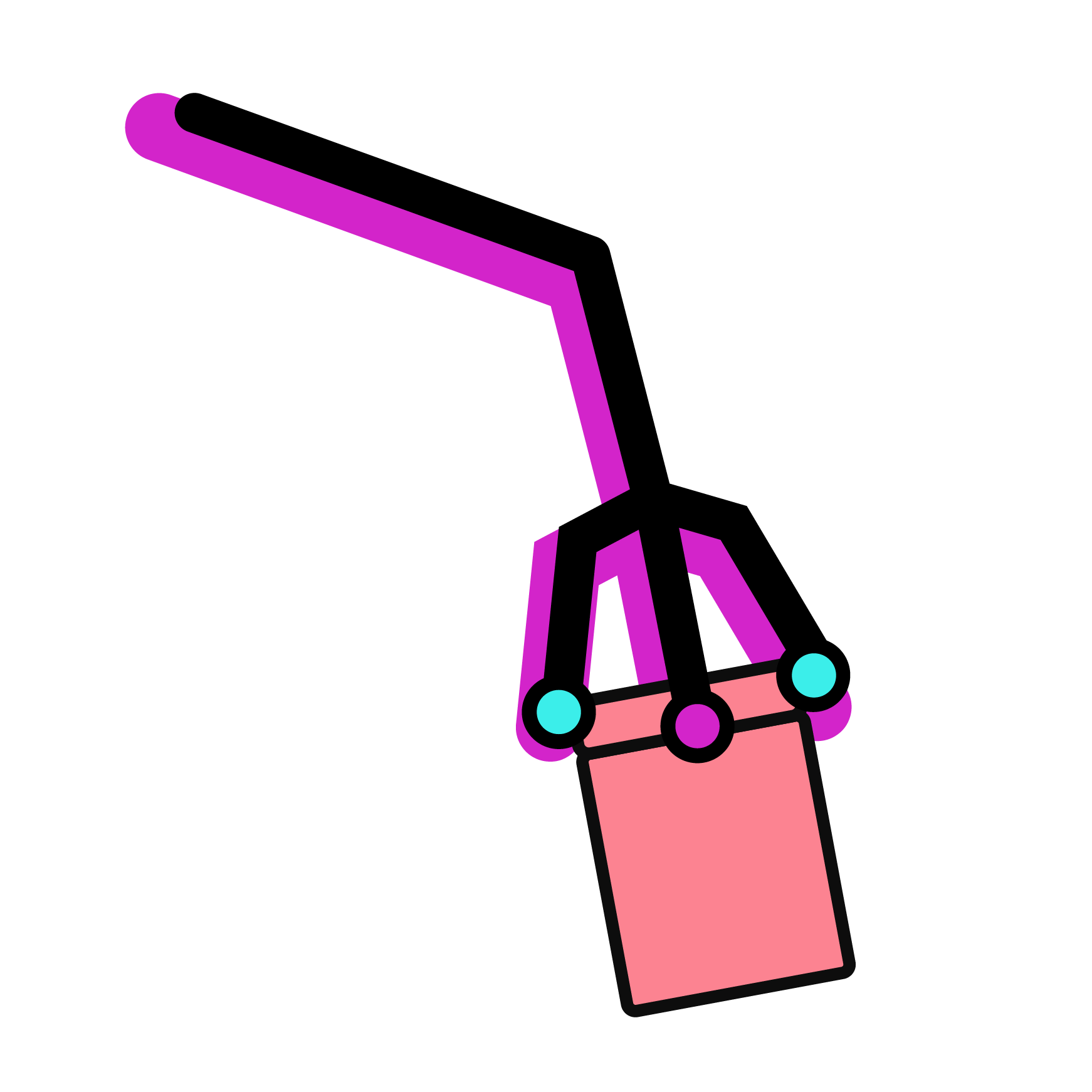 manufacturing arm holding tub icon